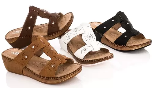 Lady Godiva Women’s Comfort Wedge Sandals $29.99 (Reg $89.99)