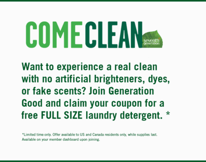 Seventh generation laundry detergent free