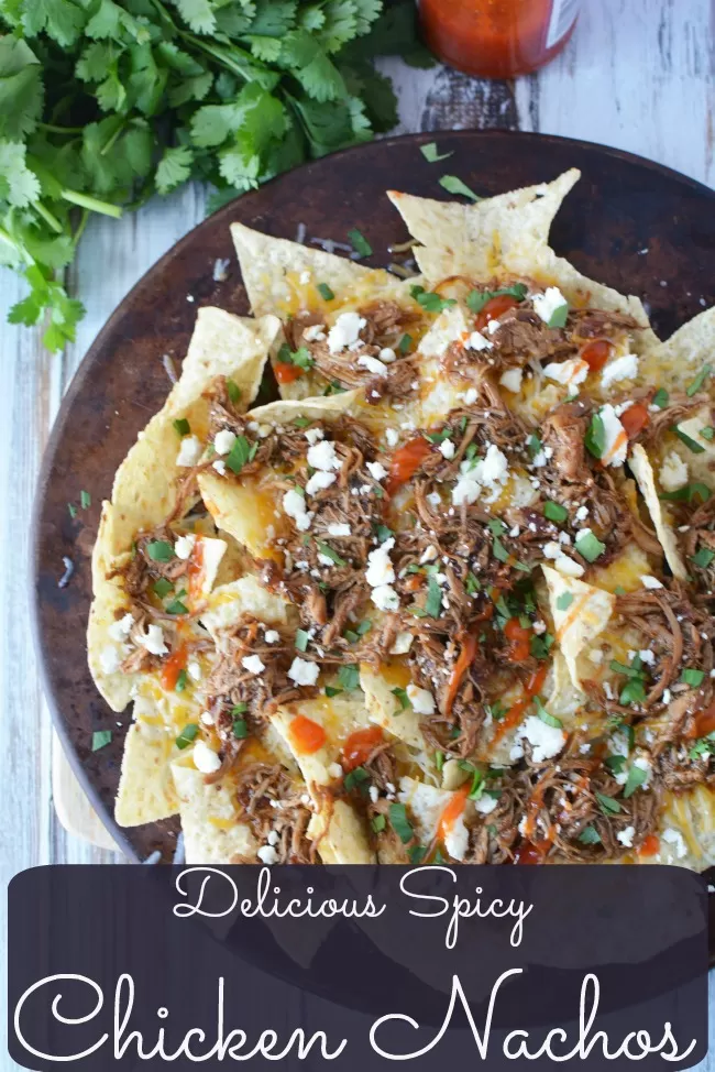 Spicy Teriyaki Chicken Nachos (Yum)! (Great Way To Use Leftovers)