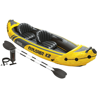 2-Person Inflatable Kayak (w/ Aluminum Oars / Air Pump) – As low as $69 (reg $138)