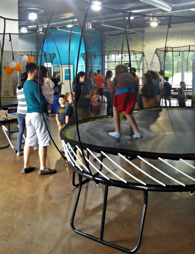 Springfree trampoline showroom