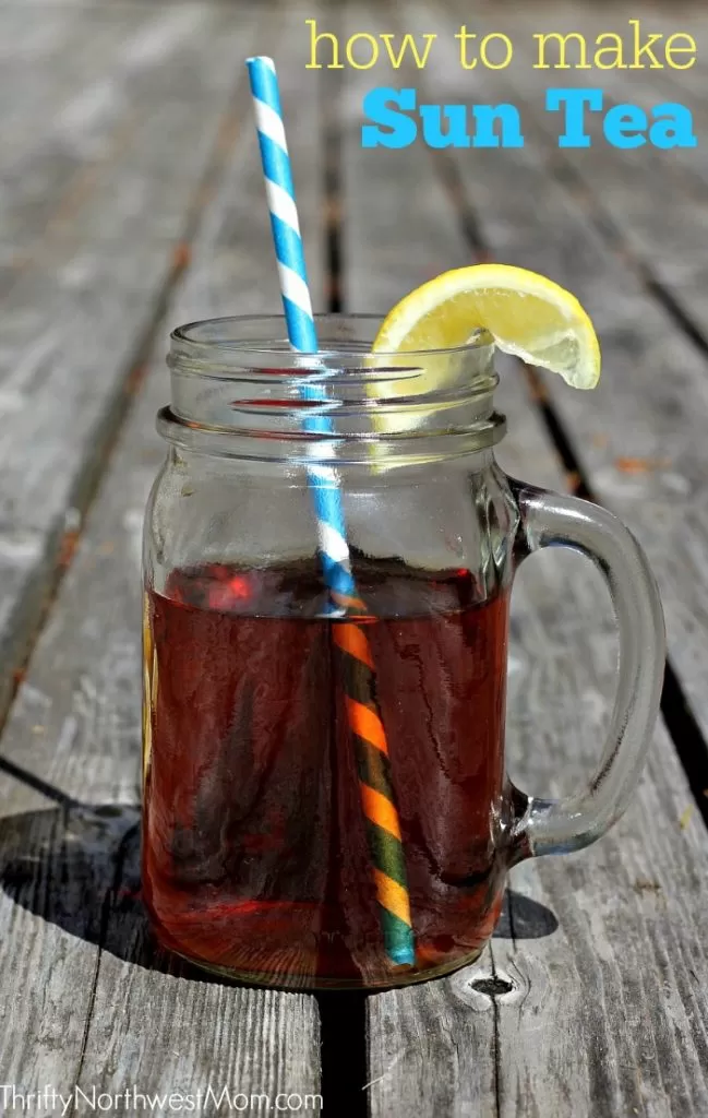 Sun Tea - Frugal Option for Summertime