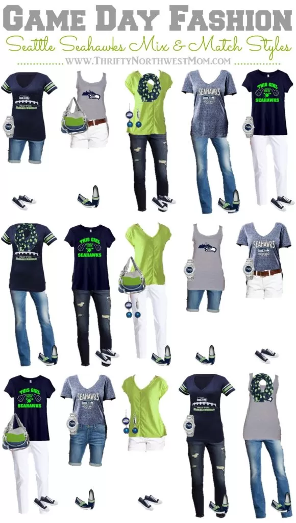 Seattle Seahawks Clothing for Women – 15 Mix & Match Outfits