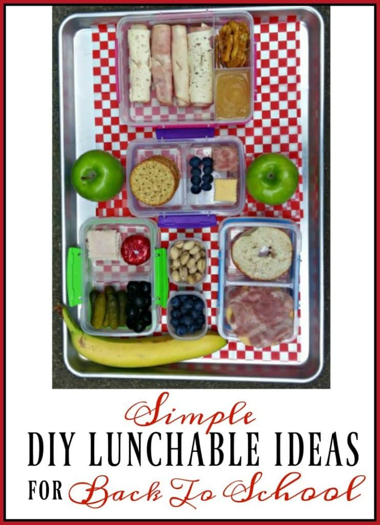 Simple DIY Lunchables for Back to School