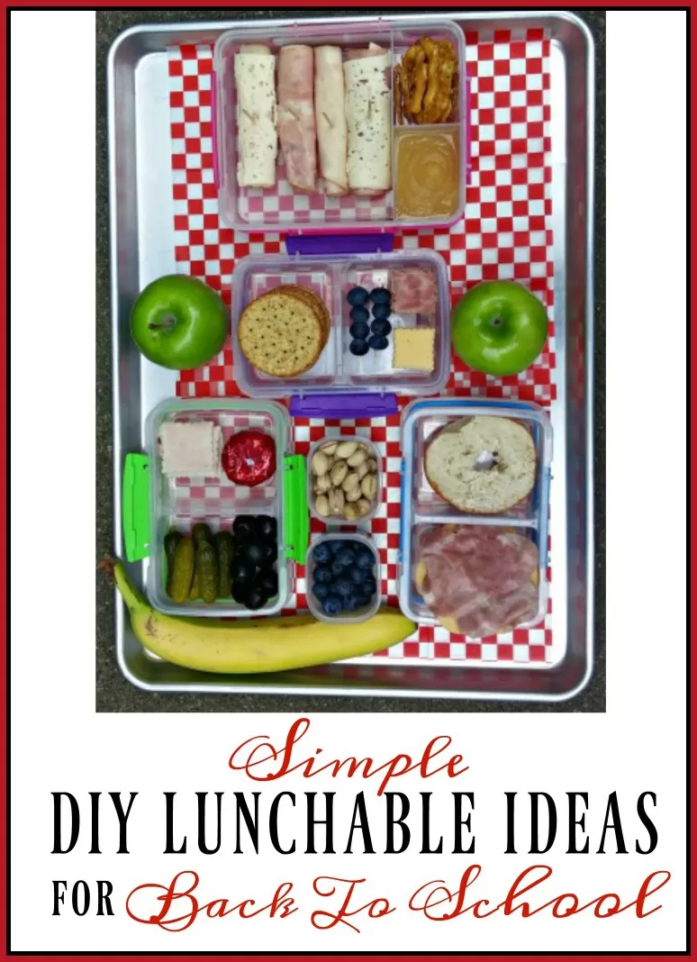 Try these four simple DIY Lunchable ideas for back to school. 