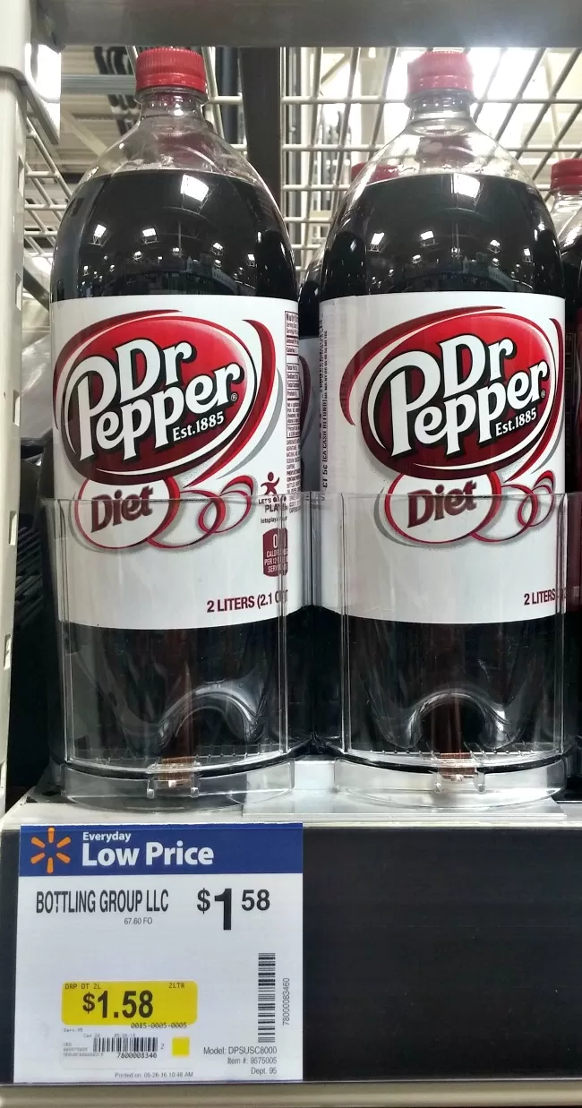 Diet Dr Pepper 2 liter