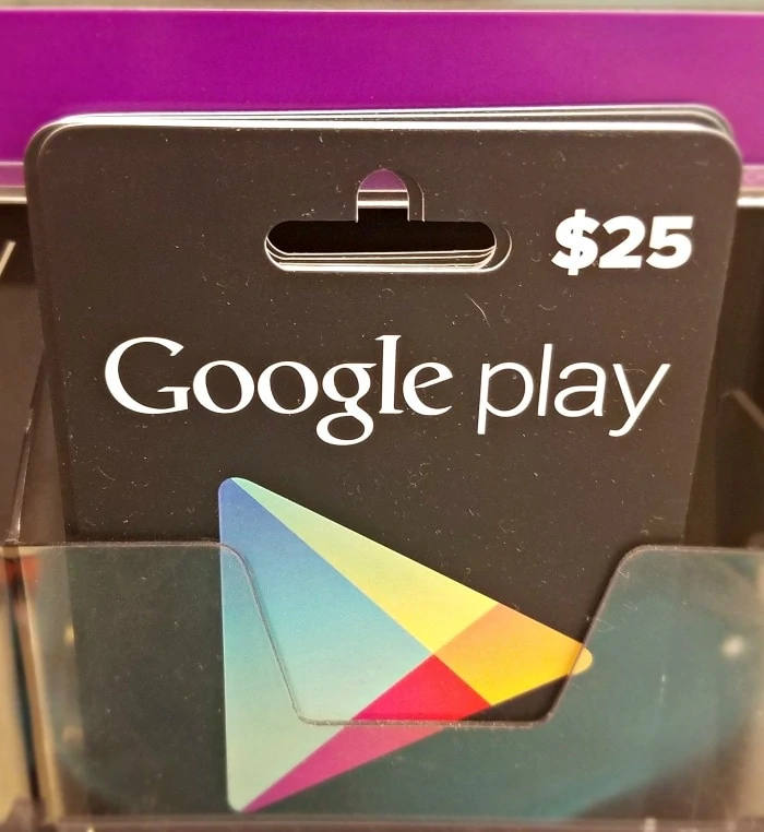 Google Play gift card