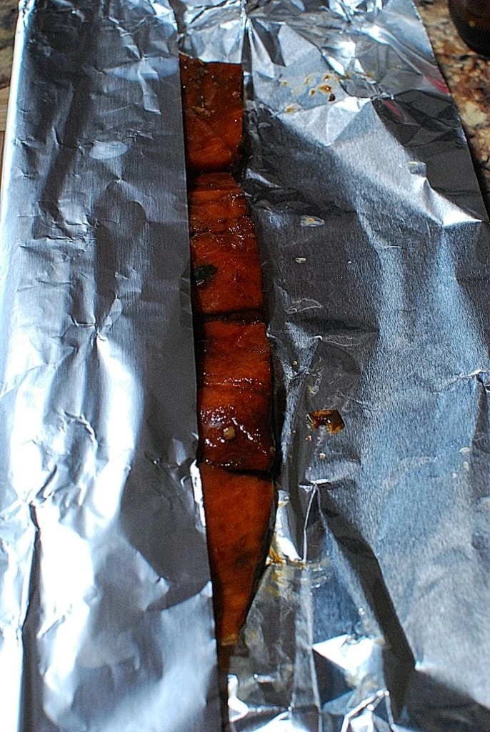 Firecracker Salmon in Foil