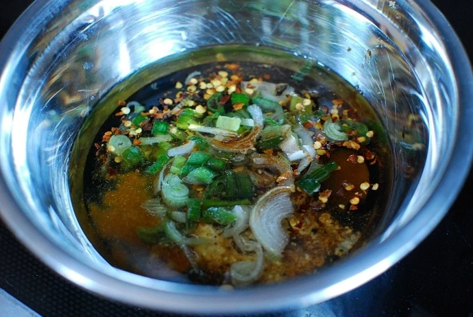 Marinade ingredients for Firecracker Salmon