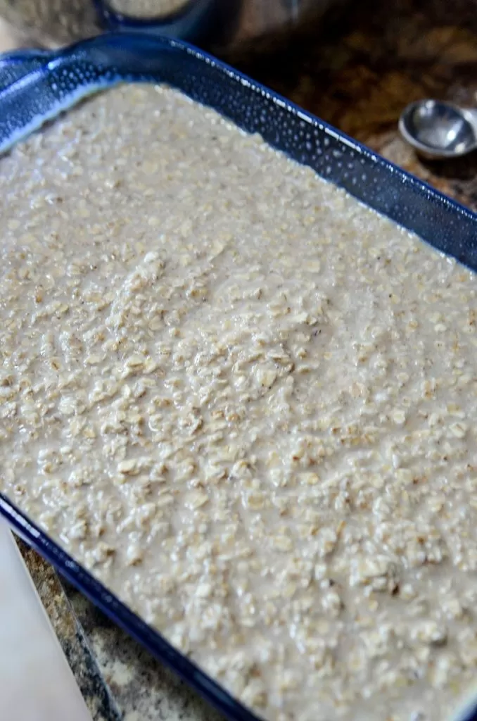 Process of Making Baked Oatmeal