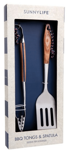 Sunnylife BBQ Tongs & Spatula