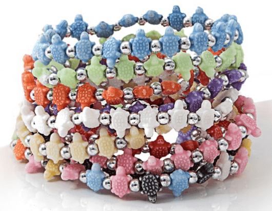 Trrtlz Animal-Shaped Beaded Stretch Bracelet Set