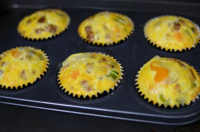 Crustless Breakfast Mini Quiches