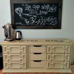 DIY Coffee Bar – Create Extra Counter Space by Converting An Old Dresser!