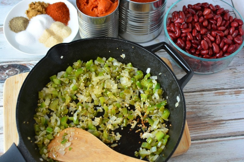 Ingredients for Sausage Pumpkin Chili