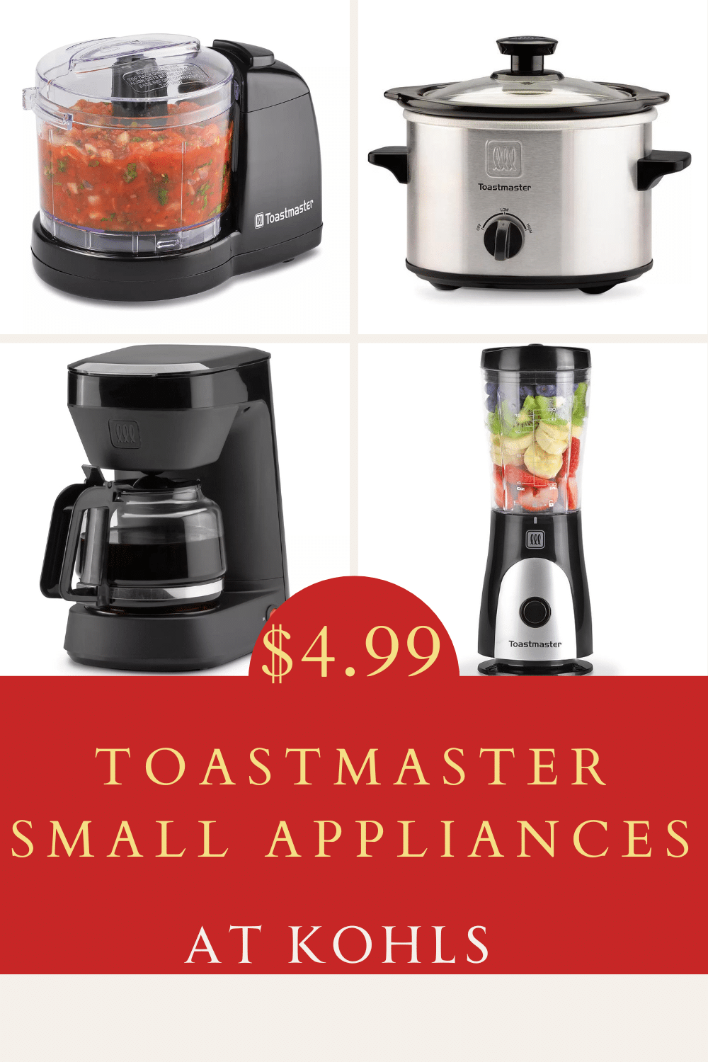 Kohls Small Appliance Sale