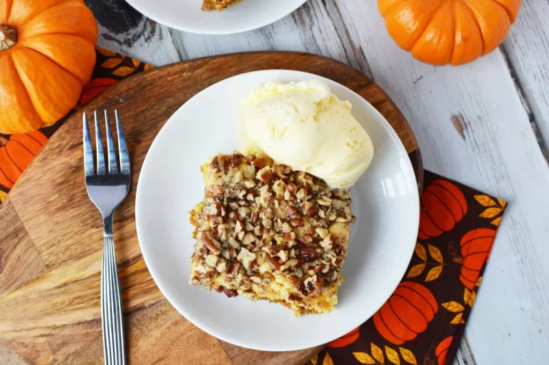 Pumpkin Surprise with Ice Cream