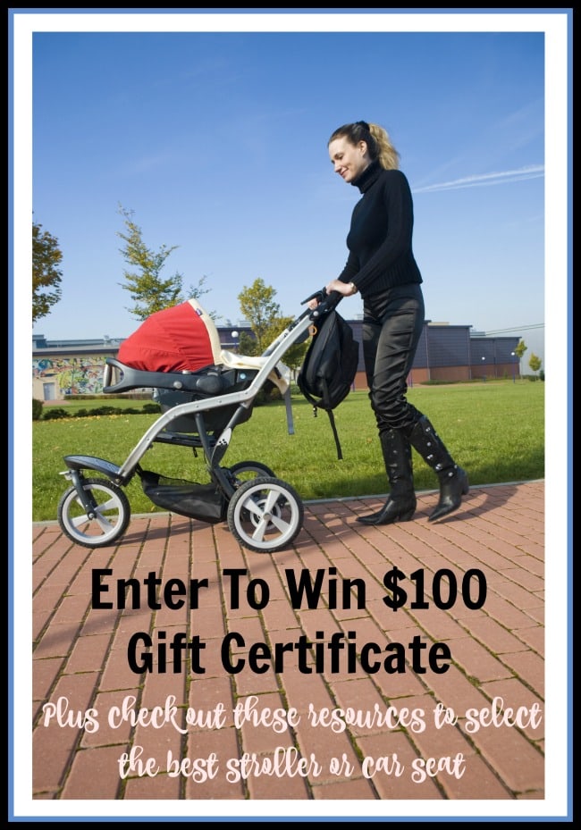 Win a Baby Stroller Gift Card – $100 Certificate Giveaway!