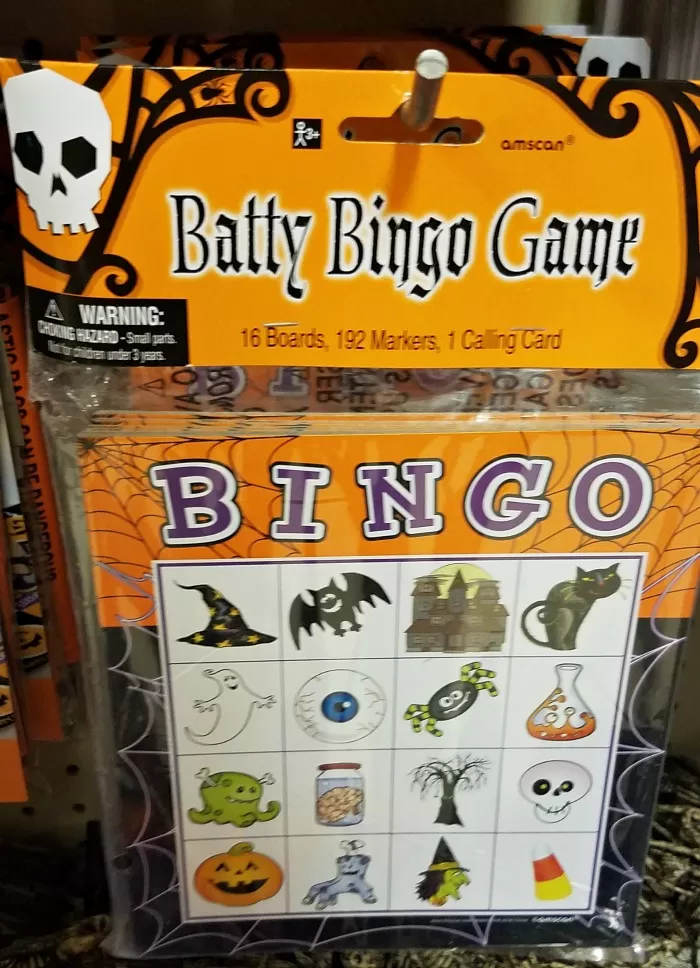 Halloween Bingo Game on Sale