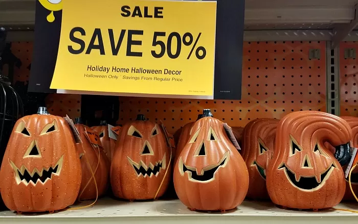 Light Up Pumpkins on Sale at Fred Meyer