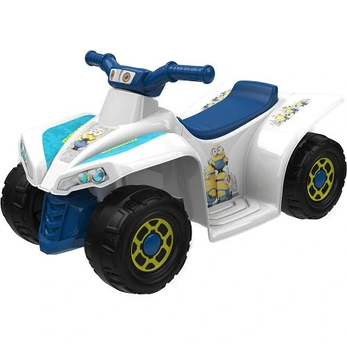 Minions 6-Volt Little Quad Electric Battery-Powered Ride-On