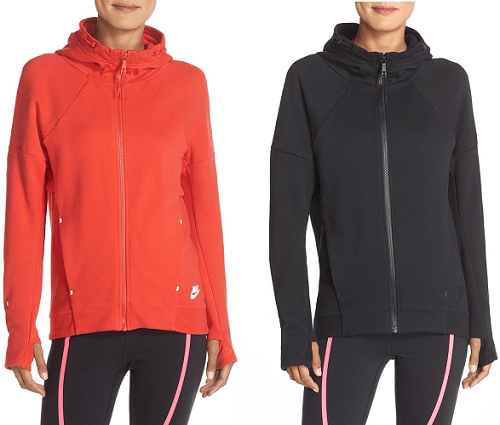 nike fleece hooded jacket