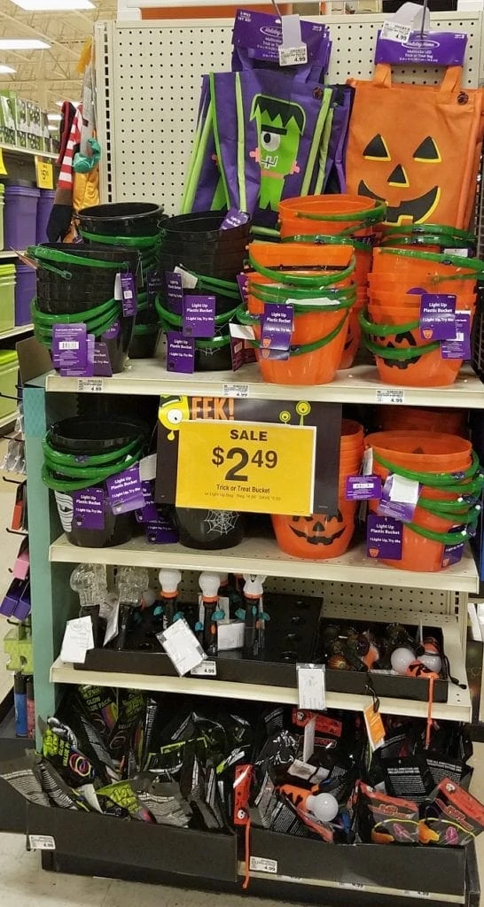 Trick or Treat Bags on Sale at Fred Meyer