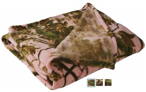 Cabela's Camouflage Coral-Fleece Throw