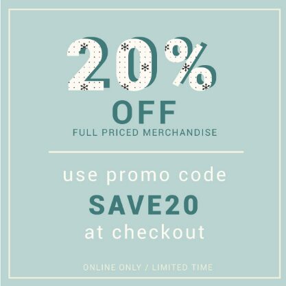 Getz’s Sale – 20% OFF Full Price Item With Coupon Code