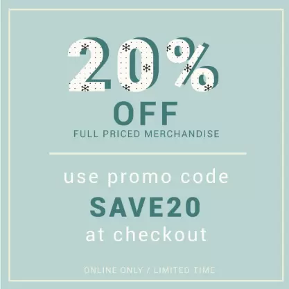 Getz’s Sale – 20% OFF Full Price Item With Coupon Code