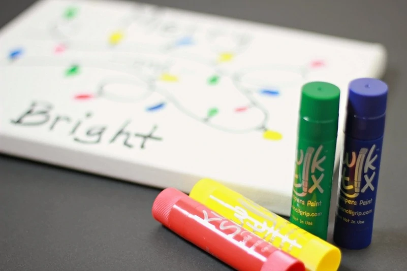 Kwik Stix with Canvas Paintings
