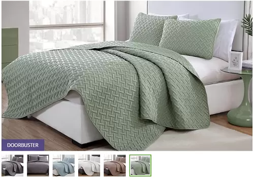 Nina Embossed Quilt Set