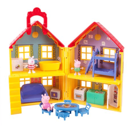 Peppa Pig Peppa's Deluxe House Play Set with 3 Figures