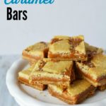 With just 5 ingredients, these Salted Caramel Bars are a fast & easy treat for a holiday party.