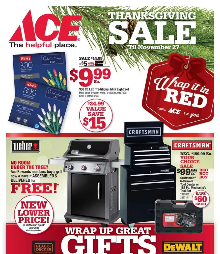 Ace Hardware Black Friday Sale 2017