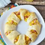 Ham, Egg & Cheese Wreath – Perfect for a Holiday Breakfast!