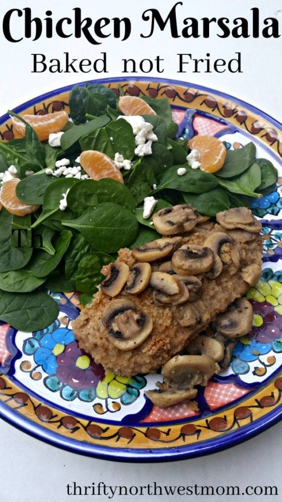 Healthier Chicken Marsala Recipe – Baked Not Fried!