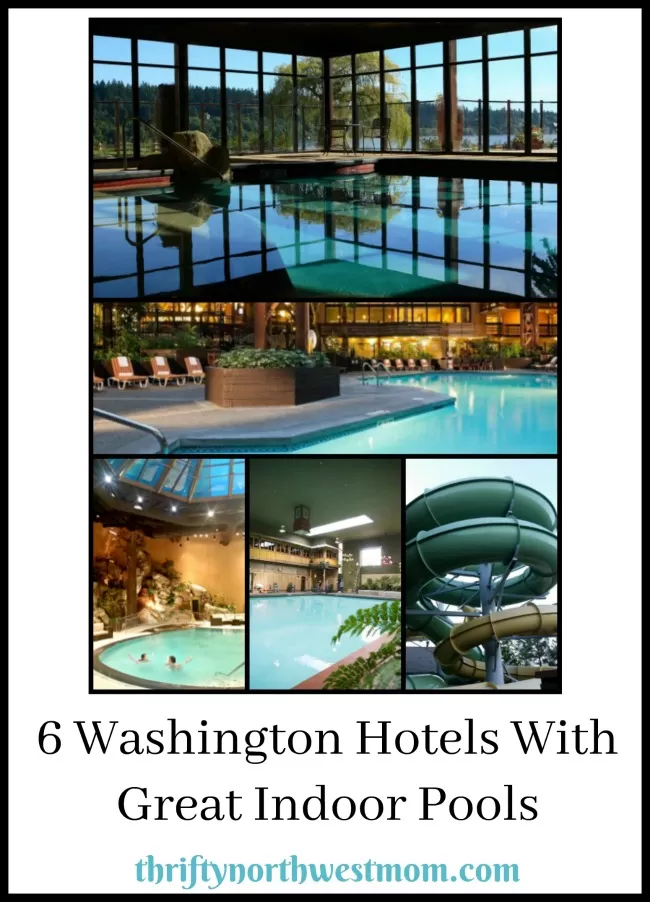 Check out these 6 Washington hotels with great indoor pools for kids, perfect for a vacation or staycation.