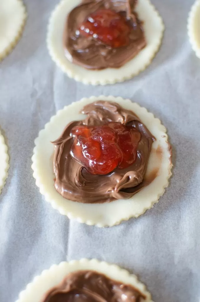 Nutella Hand Pies with fruit filling