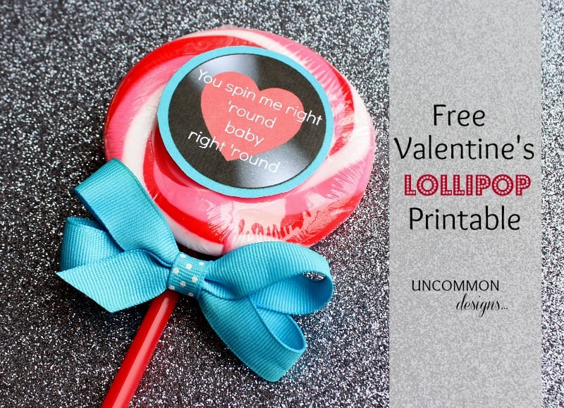 lollipop valentines day printables