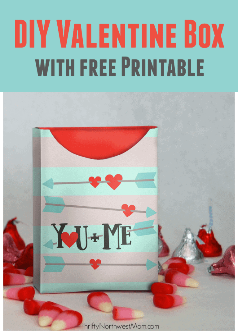 DIY Valentine Box with Free Printable