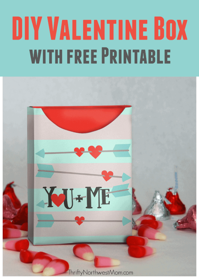 DIY Valentine Box Ideas with Free Printables