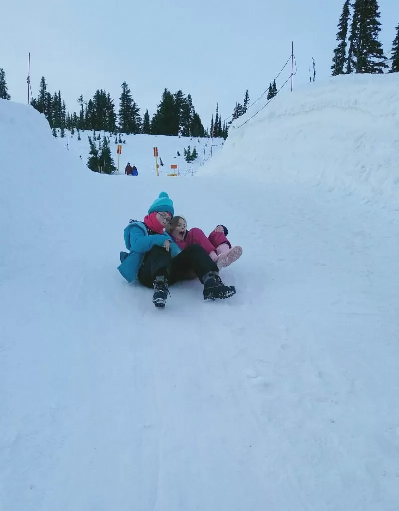 Make your own sledding fun at Mt Rainier