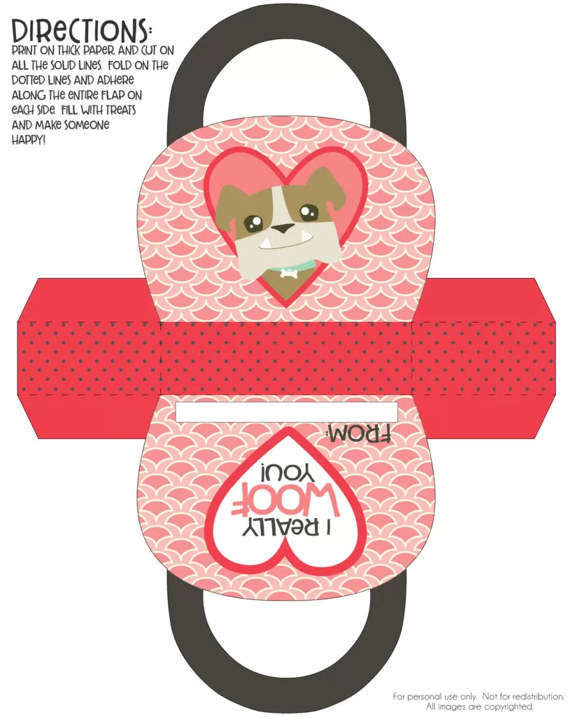 Free Valentine Purse Printable