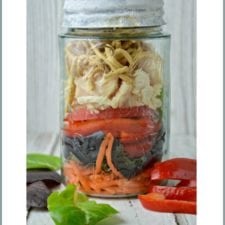 Chinese Chicken Salad Recipe: Easy & in a Jar Recipe!