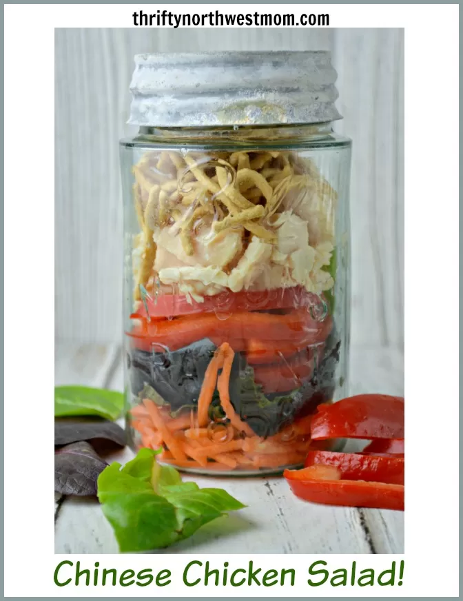 Asian Chicken Mason Jar Salad Recipe