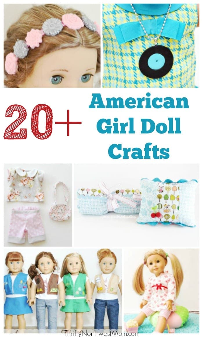 20 American Girl Doll Crafts for your Dolls - Thrifty NW Mom