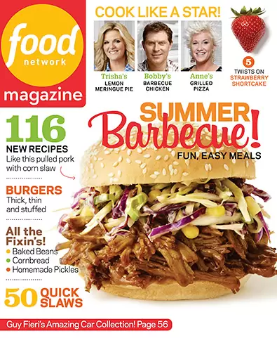 The Food Network Magazine – $5.99 / Year Subscription (86% off regular price)