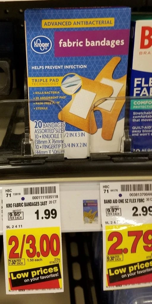 Flash Sale on Bandages at Fred Meyer