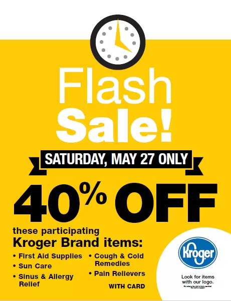 Fred Meyer Flash Sale Sat 5:27